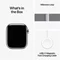 Image Ceas inteligent Apple Watch Series 9 GPS+LTE 45mm MRMQ3 Silver St.Steel Case Silver Milanese Loop