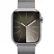 Умные часы Apple Watch Series 9 GPS+LTE 41mm MRJ43 Silver St. Steel, Silver Milanese Loop