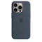 Image Husă Original iPhone 15 Pro Silicone Case with MagSafe Storm Blue