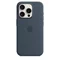 Image Husă Original iPhone 15 Pro Silicone Case with MagSafe Storm Blue