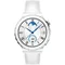 Image Ceas inteligent Huawei Watch GT 3 Pro Ceramic 43mm White Leather Strap