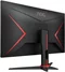 Image Monitor AOC Q27G2E/BK Borderless Black, Red