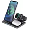 Image Зарядка Hoco CW33 3 in 1 Wireless Fast Charger Black