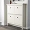 Image Тумба для обуви Ikea Hemnes 4 отделения 107/101 Белый