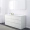 Image Comoda Ikea Malm 6 sertare 160x78 Alb