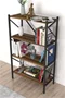 Image Стеллаж Fabulous 4 Shelves Metal Walnut/Black