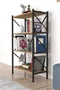Image Стеллаж Fabulous 4 Shelves Metal Pine/Black