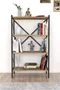 Image Стеллаж Fabulous 4 Shelves Metal Pine/Black