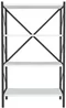 Image Стеллаж Fabulous 4 Shelves Metal White/Black