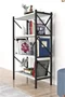 Image Стеллаж Fabulous 4 Shelves Metal White/Black