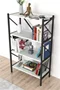 Image Стеллаж Fabulous 4 Shelves Metal White/Black