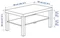 Image Журнальный столик Ikea Lack 90x55 Белый
