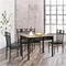 Image Set de bucatarie Costway HW66276BK Wood/Black