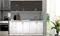 Image Bucatarie Modern Paola 2.0m White Gloss/Anthracite/White
