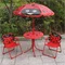 Set mobila de grădină Strend Pro Melisenda Ladybug 1+2 Red