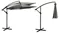 Umbrelă de gradină Jumi OM-755253 Anthracite