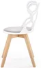 Image Стул для кухни Halmar K308 White/Gray/Natural
