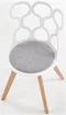 Image Стул для кухни Halmar K308 White/Gray/Natural