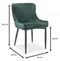 Image Scaun de bucatarie Signal Colin B Velvet Green/Black