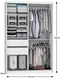 Image Dulap-Cupă Belini Premium ME SZP6/1/B/W/0/KLP White Matt/Black