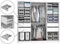 Image Dulap-Cupă Belini Premium MT SZP5/1/B/W/0/KLP White Matt/Black