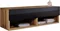 Image Тумба под телевизор Bratex Lowboard A 100 Wotan Oak/Black Gloss