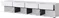 Image Тумба под телевизор Helvetia Cross 4D4S White/Black