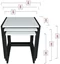 Image Набор журнальных столиков Fabulous Metal Nesting White/Black