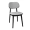 Image Scaun de bucatarie DP Lula Stofa Rush 93+Black Legs