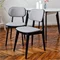 Image Scaun de bucatarie DP Lula Stofa Rush 93+Black Legs
