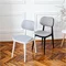 Image Scaun de bucatarie DP Lula Stofa Rush 93+Black Legs