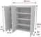 Image Тумба Fabulous Multifunctional Cabinet With 3 Doors White