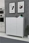 Image Тумба Fabulous Multifunctional Cabinet With 3 Doors White