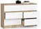 Image Comoda Akord K120 6SZ Sonoma Oak/White