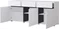 Image Комод Helvetia Cross 3D3S 180x78 White/Black