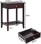 Image Комплект прикроватных тумбочек Costway HW65744BN-2 Brown