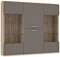 Image Витрина Fortuna Alcano 181.4x157x41.1 Bianco Oak/Basalt