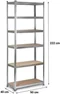 Image Стеллаж Humberg 222x90x40cm Silver