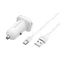 Image Incarcator Borofone BZ12A Cable USB to MicroUSB Lasting White