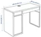 Image Masa de birou Ikea Micke 105x50 White