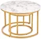 Image Журнальный столик Halmar Paola 2 Marble/Gold