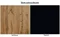 Image Тумба под телевизор Bratex Dingo 120 Wotan Oak/Black Graphite