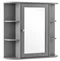Image Dulap cu oglinda Costway JV10446GR Grey