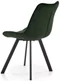 Image Стул для кухни Halmar K332 Black/Green Dark