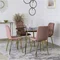 Image Scaun de bucatarie Mebel Elite York Pink/Golden