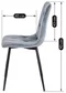 Image Стул для кухни Mebel Elite Robin Grey/Black