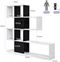 Image Etajera Costway CB10293DW Black/White