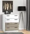 Image Комод Modern Andi 4B White/Oak Kraft Gray