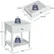 Image Комплект прикроватных тумбочек Costway HW66943WH-2 White