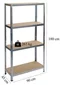 Image Стеллаж Strend Pro Regal Racks RAT20 HD 180x90x45cm Silver/Natural